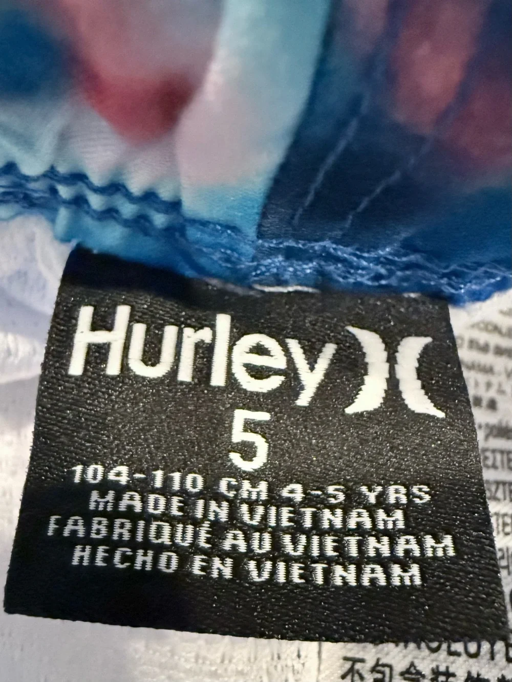 Hurley Boys' Americana Spiral Swim Trunks NWT size 5